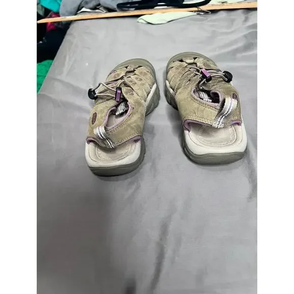 Keen womens size 8 sandals Whisper  Waterproof beige/pink hiking, camping - Picture 5 of 9